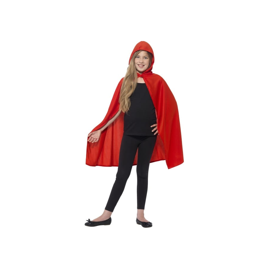 Cape chaperon rouge pour enfant