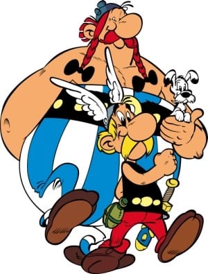 Qui sont Astérix et Obélix (et Idéfix), les héros Gaulois.