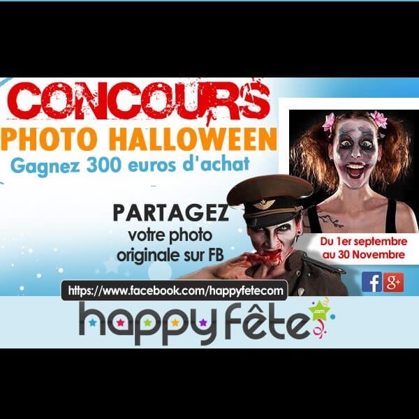 concours halloween 2014 : 300 euros d'achat offerts