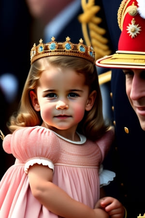 Dessin de la Princesse Charlotte de Cambridge