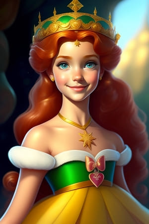 Dessin de la princesse Ariel la petite sirène