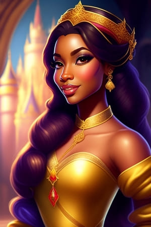 Dessin de la princesse Jasmine