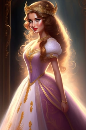 Dessin de la princesse Belle