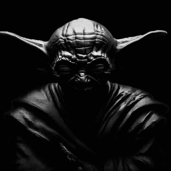 une illustration de Yoda entrain de méditer