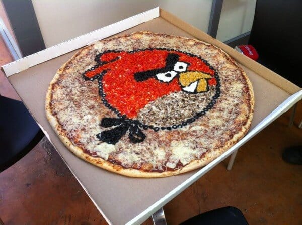 Pizza Angry Birds