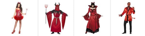 Déguisements de diable et de diablesse