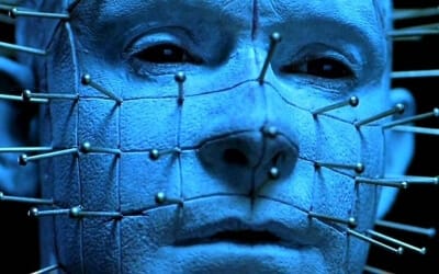 Gros plan sur le visage de Pinhead, Hellraiser