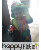 Photo de Costume de clown multicolore pour bébé prise par Rodrigues sanches Jean Philippe