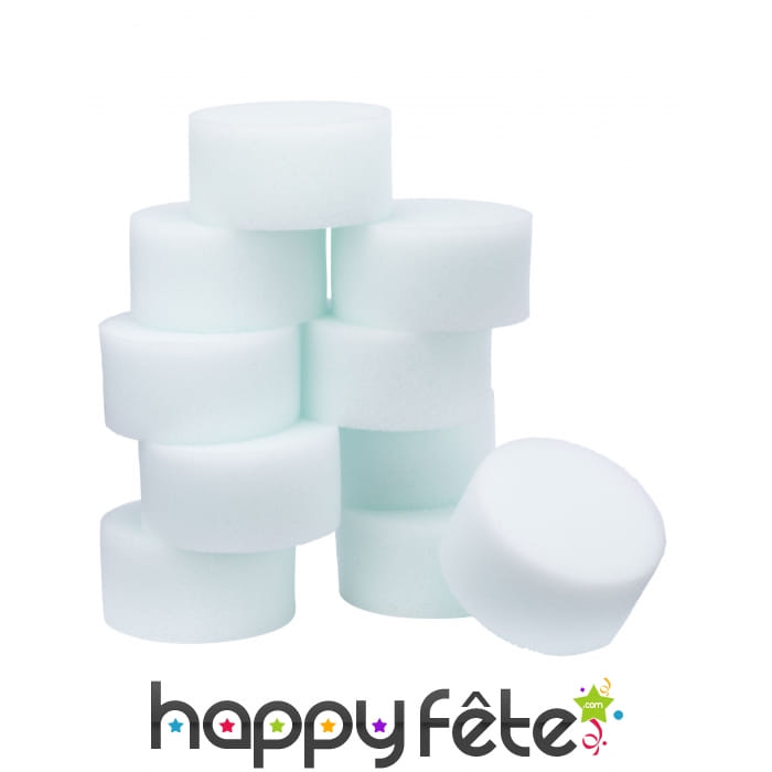 10 Eponges maquillage de 5,5cm Snazaroo