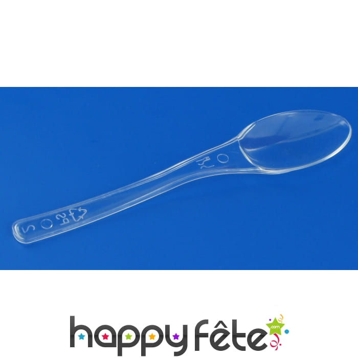 100 Mini cuilleres transparentes pour verrine