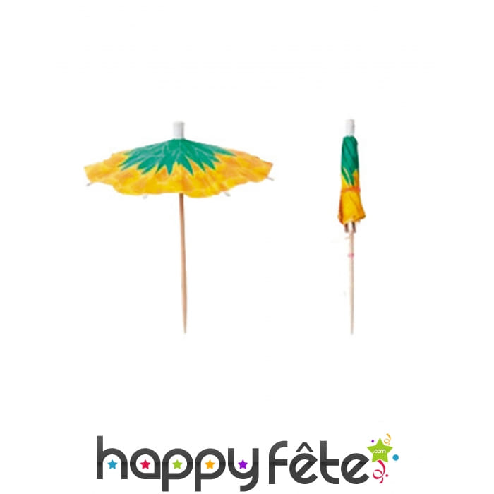 12 parasols à cocktail de 10 cm