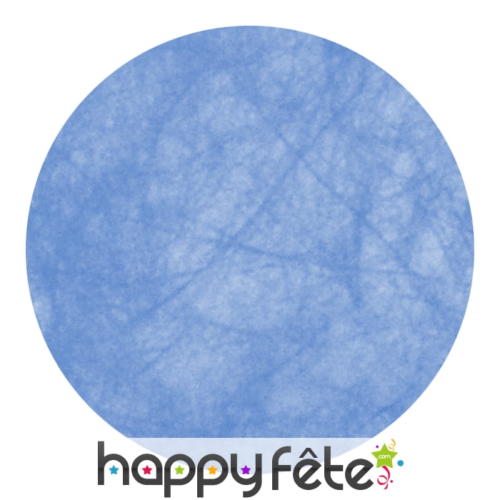 10 sets de table bleu ronds