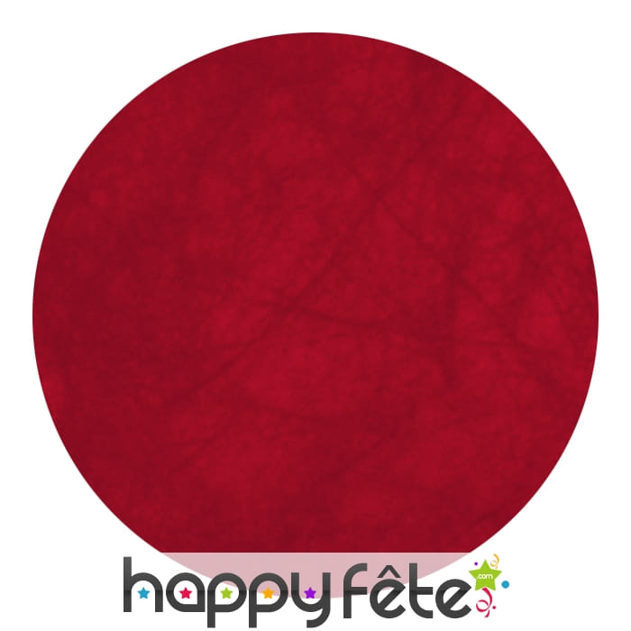 10 sets de table bordeaux ronds