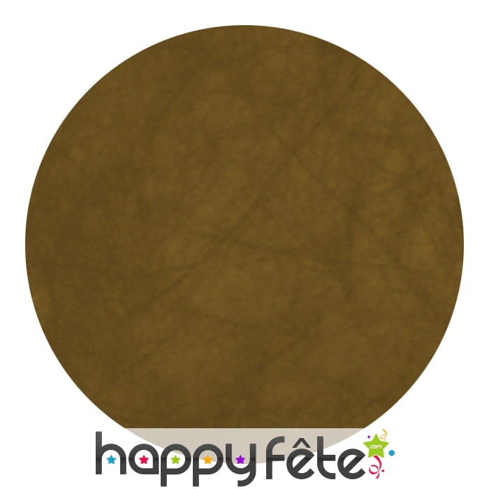 10 sets de table chocolat ronds
