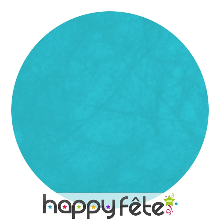 10 sets de table turquoise ronds