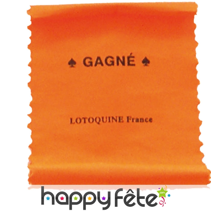 100 tickets gagnants roulés