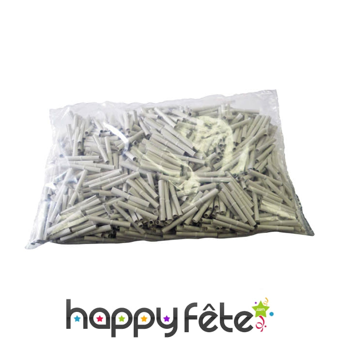 1000 tickets perdants roulés gris