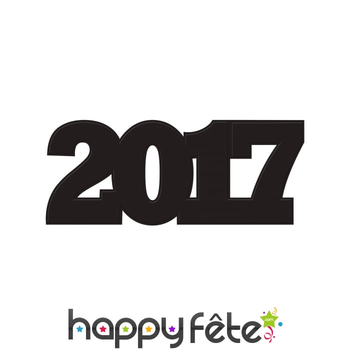 2017 cartonné noir de 40,5 cm