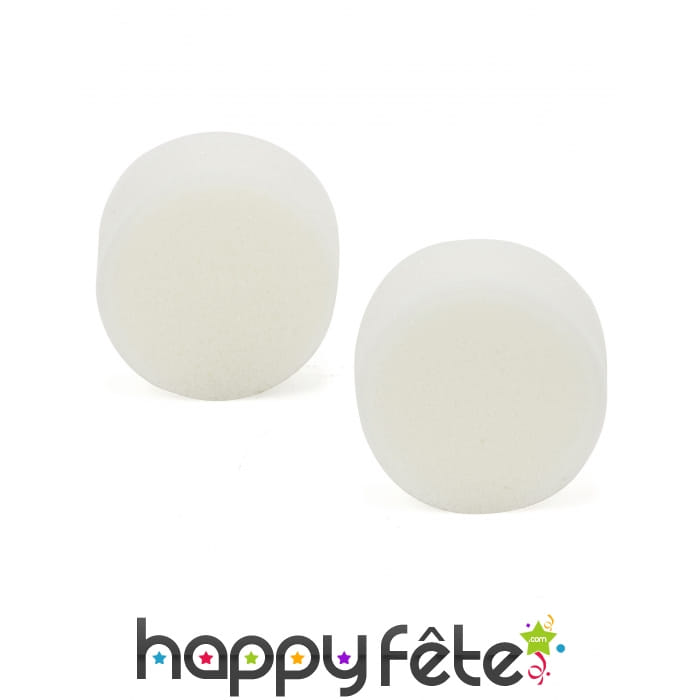 2 éponges de maquillage, 3 cm Grim tout