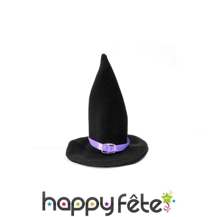 2 petits chapeaux de sorcière décoratifs de 18cm