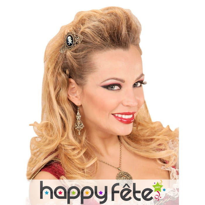 2 Peignes pirate baroque pour cheveux