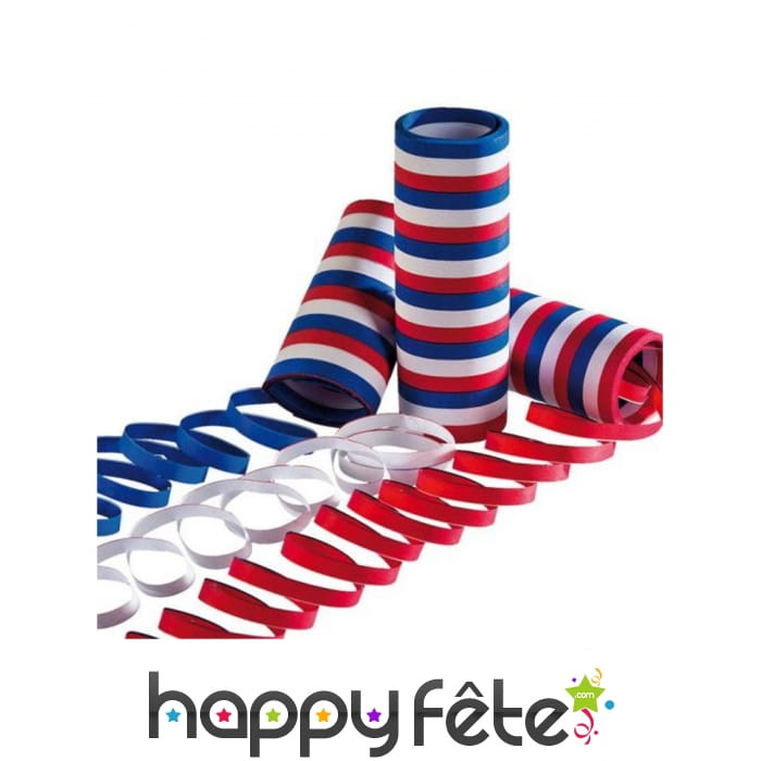 3 Serpentins aux couleurs de la France