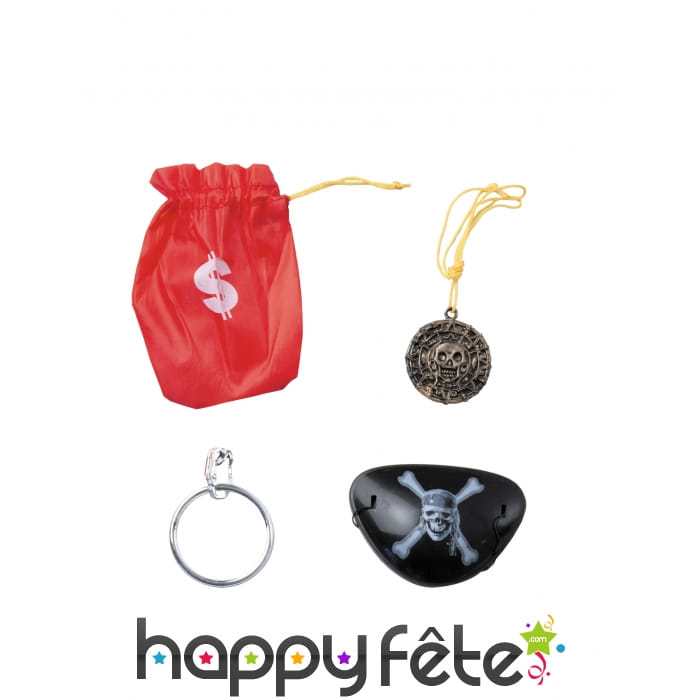 4 accessoires de pirate pour enfant