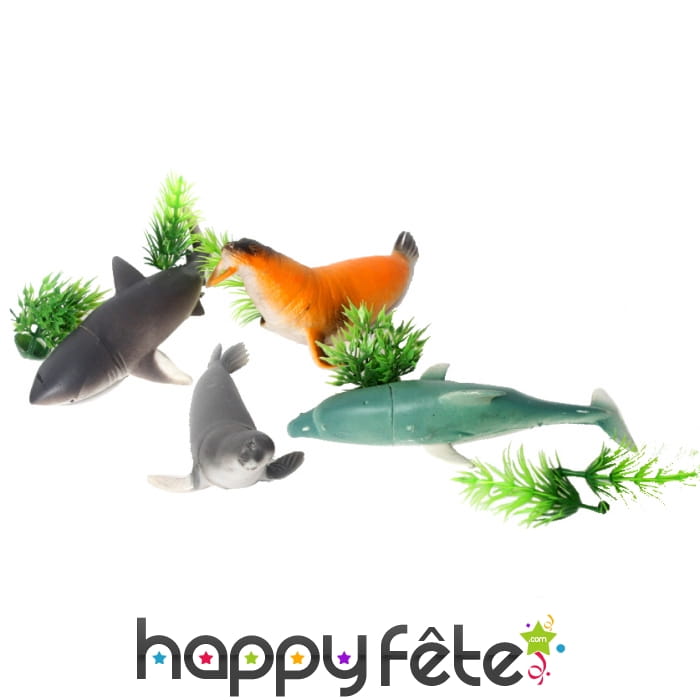 4 animaux marins jouet