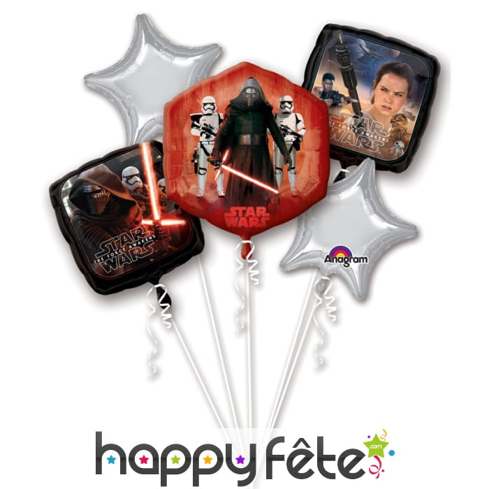 4 Ballons Star Wars, le réveil de la force