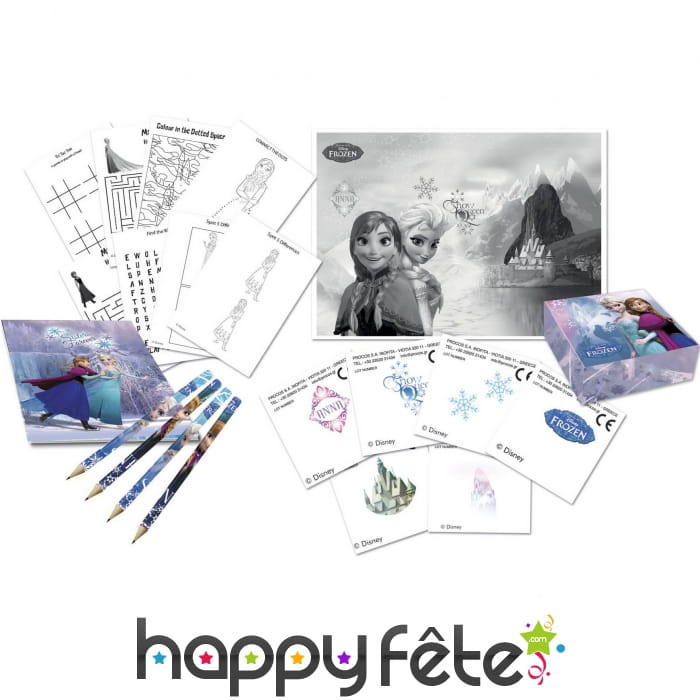 4 carnets d'activités La Reine des Neiges