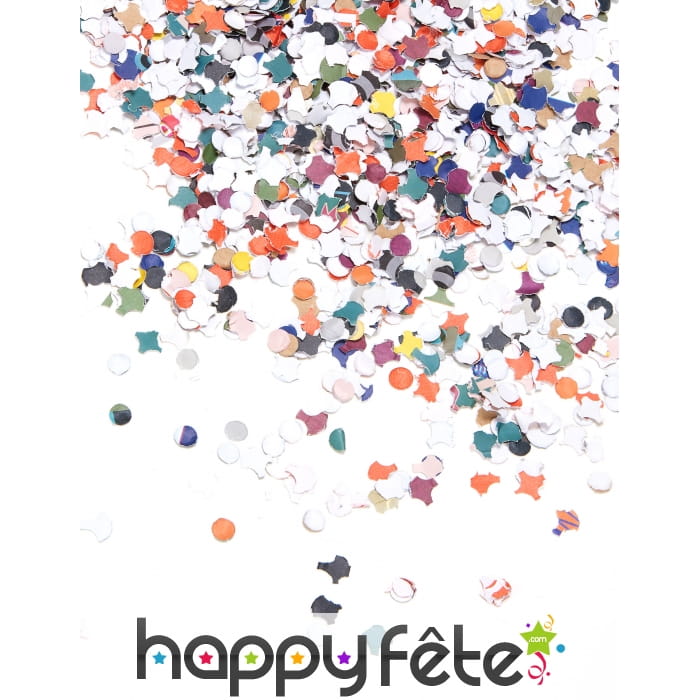 400gr de confettis multicolores