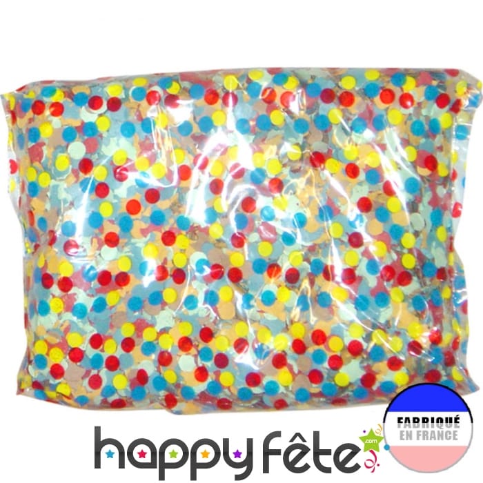 450g de confettis multicolores