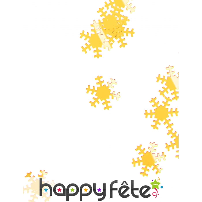 45g de flocons des neiges dorés