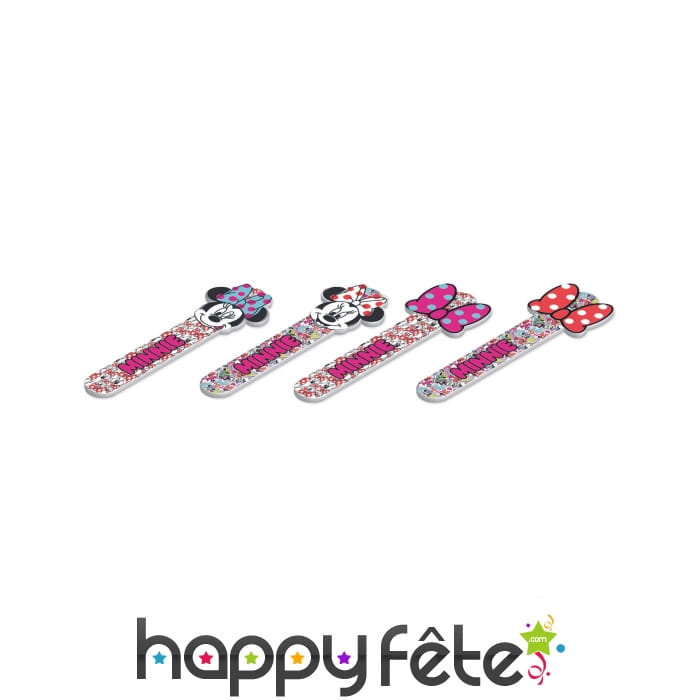 4 Limes à ongles avec tête de Minnie