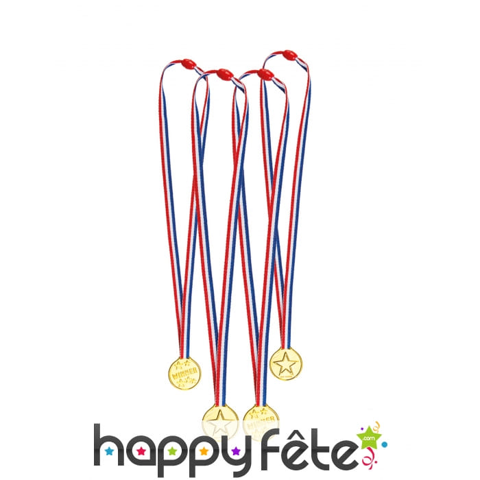 4 médailles d'or tricolores