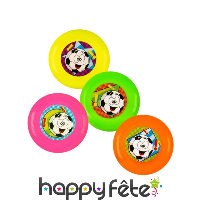 4 mini frisbees multicolores