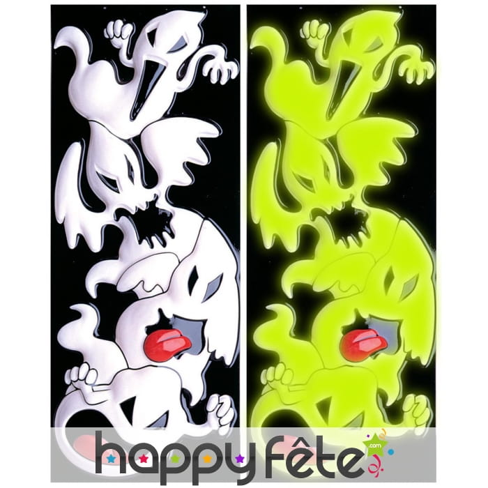 4 planches avec fantomes