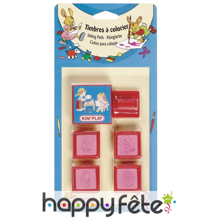 4 tampons à dessins