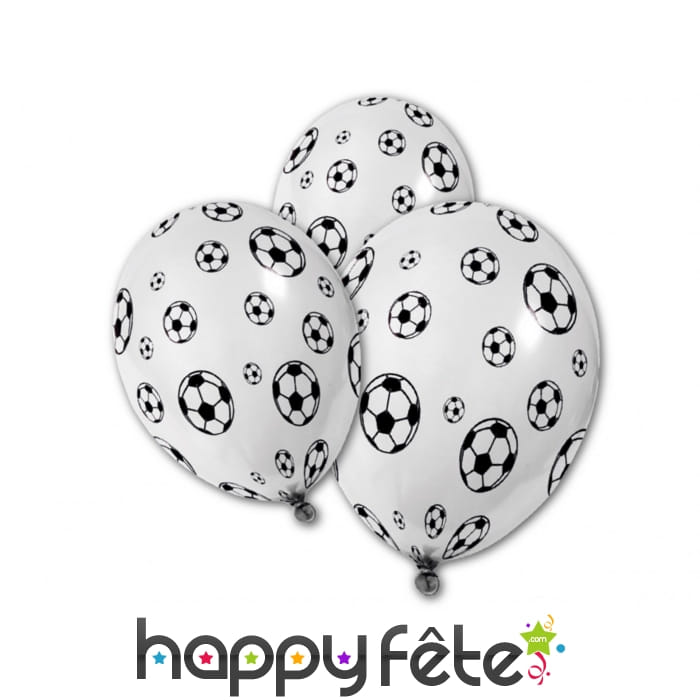 5 Ballons motifs Ballons de football