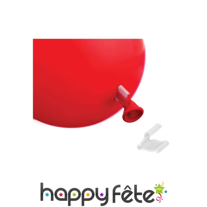 50 fermoirs clips à ballons