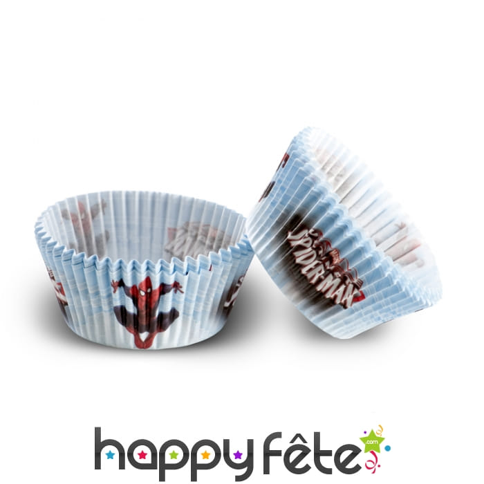 50 moules cupcakes Spiderman