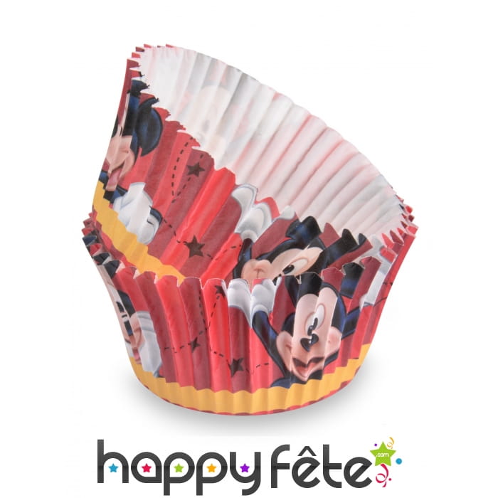 50 Moules Mickey pour cupcake de 7 cm