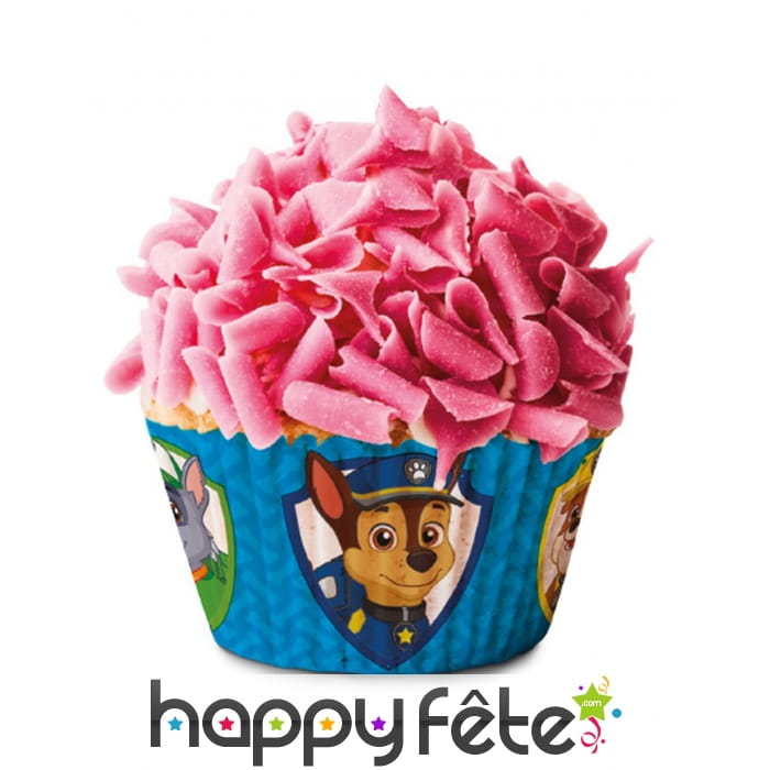50 moules pour cupcakes Pat patrouille