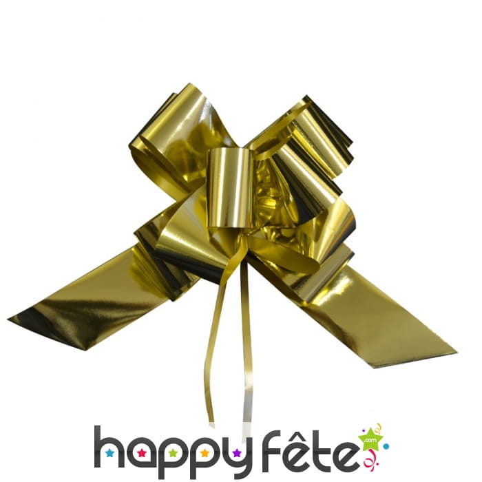 5 noeuds dorés à tirer de 5 cm