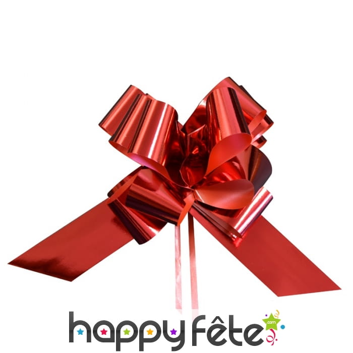 5 noeuds rouge à tirer de 5 cm