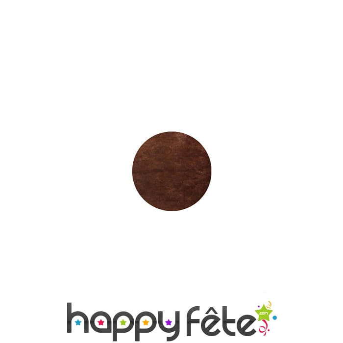 50 sets de table chocolat ronds