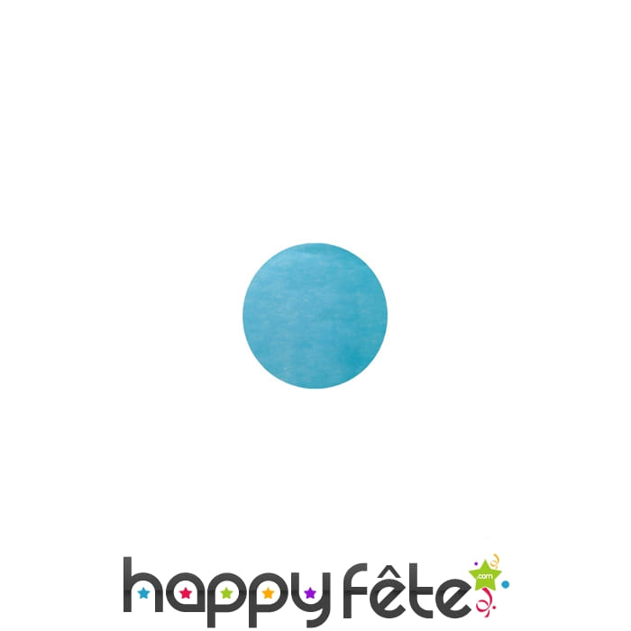 50 sets de table turquoise ronds