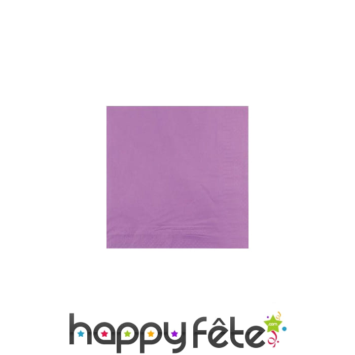 50 Serviettes lavande, ouate 30 x 39