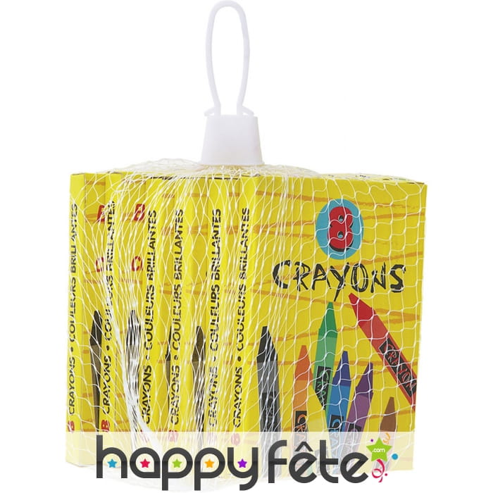 6 Boîte de 8 crayons de couleur