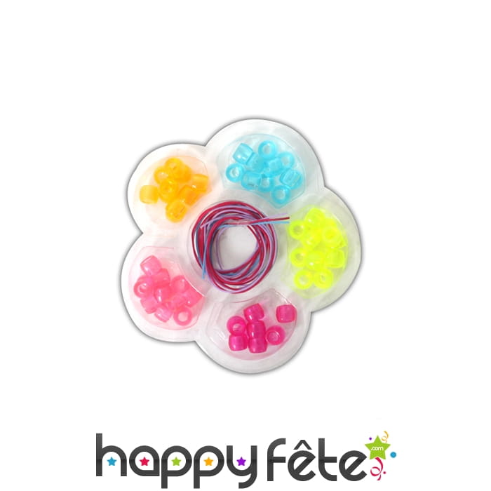 6 cases avec des perles